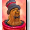 Yorkshire Terrier In Hat Paint By Number