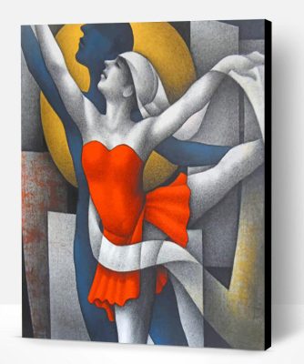 Abstract Dancer Paint By Number