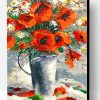 Abstract Poppies Paint By Number