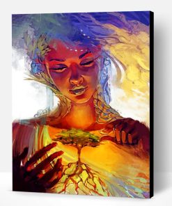 Abstract Woman Paint By Number