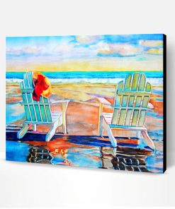 Aesthetic Beach Chairs Paint By Number