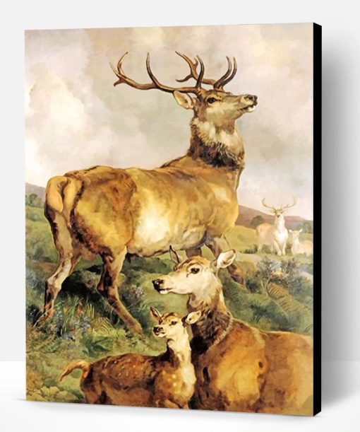 Aesthetic Deers Paint By Number