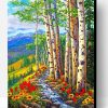 Aesthetic Birch Trees Paint By Number
