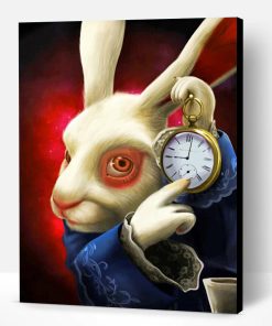 Alice In Wonderland Rabbit Paint By Number