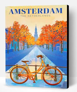 Amsterdam Illustration Paint By Number