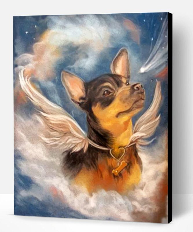 Angel Dog Paint By Number