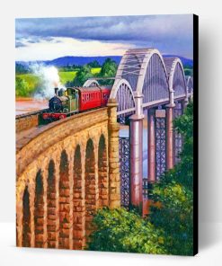 Arch Bridge Railway Paint By Number