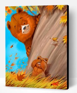 Baby Bear And His Mama Paint By Number