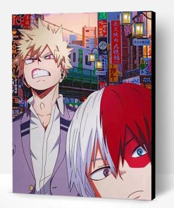 Bakugou And Shoto Todorki Paint By Number