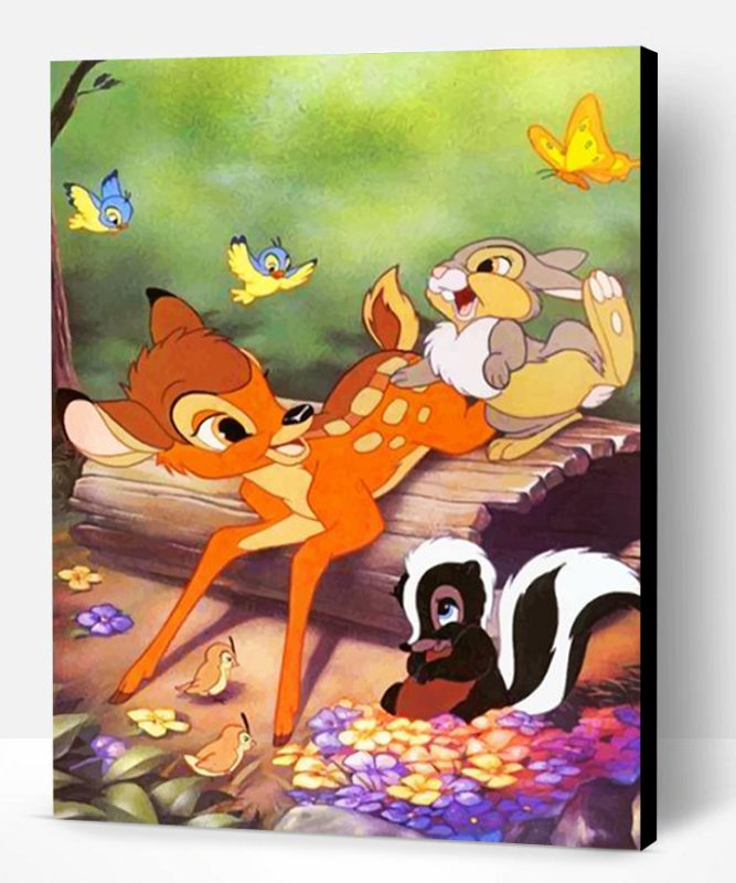 Bambi And Her Friends Paint By Number