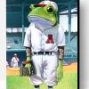 Baseball Frog Paint By Number