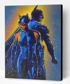 Batman Catwoman Paint By Number