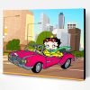 Betty Boop Driving Paint By Number