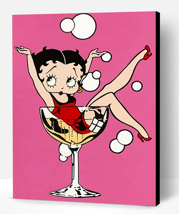 Betty Boop - Paint By Number - Paint By Numbers PRO