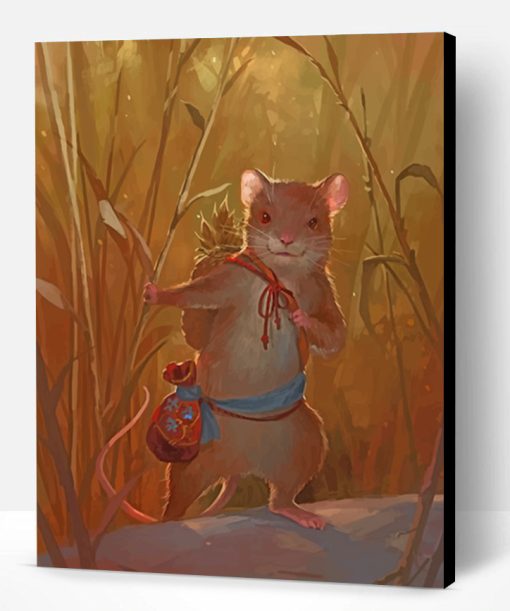 Brave Mouse Paint By Number