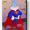 Bugs Bunny Superman Paint By Number