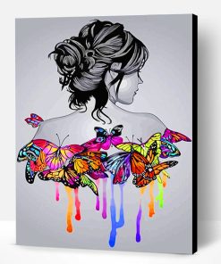 Butterfly Girl Paint By Number