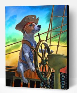 Captain Dog Paint By Number