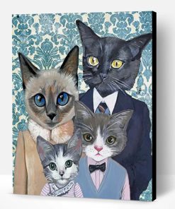 Cats Family Paint By Number