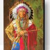 Cherokee Chief Native American Paint By Number