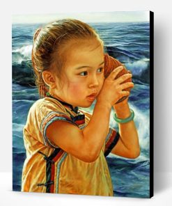 Chinese Little Girl Paint By Number