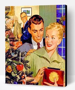 Christmas Couple Paint By Number