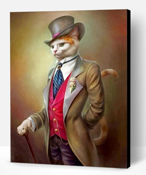 Classy Cat Paint By Number