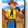Cowboy Man And Native Woman Paint By Number