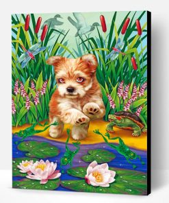 Cute Puppy Paint By Number