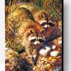 Cute Raccoons Paint By Number