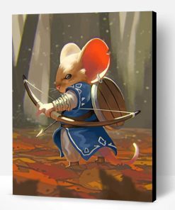 Warrior Mouse Paint By Number
