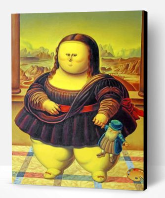 Fat Mona Lisa Paint By Number