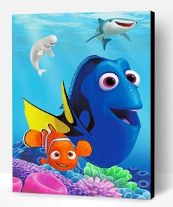 Finding Dory Movie Paint By Number