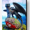 Flying Toothless Dragon Paint By Number