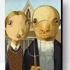 Funny American Gothic Paint By Number