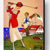 Golfer Woman Paint By Number