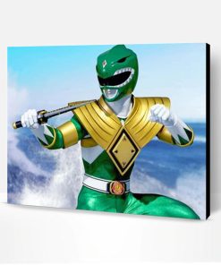 Green Power Ranger Paint By Number