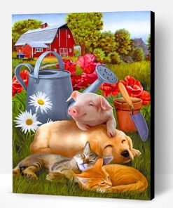 Happy Animals Paint By Number