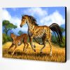 Hybrid Cheetah Horse Paint By Number