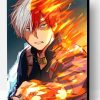 Ice And Fire Todoroki Paint By Number