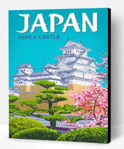 Himeji Castle Paint By Number