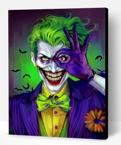 Joker Super Villain Paint By Number