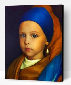 Little Girl With A Pearl Earring Paint By Number