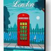 London Telephone Illustration Paint By Number