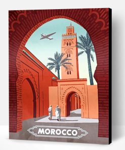 Morocco Illustration Paint By Number