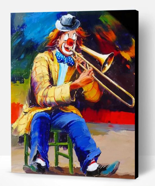 Musician Clown Paint By Number