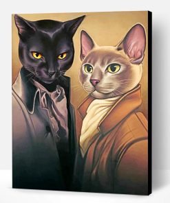 Mysterious Cats Paint By Number