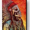 Native American Skull Paint By Number