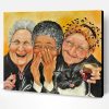 Old Women Laughing Paint By Number