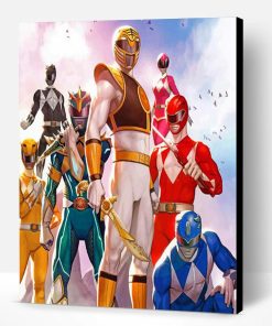 Power Rangers Paint By Number